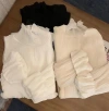 Spring new lace base layer for women's wear, stylish for spring and winter, semi-high neck, versatile, white warm, fleece and thickened inner layer Item Picture
